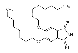 1,3-二亚氨基-5,6-双(辛氧基)异吲哚啉结构式