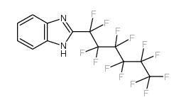 2-(全氟己基)苯并咪唑结构式