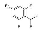 5-bromo-2-(difluoromethyl)-1,3-difluorobenzene Structure