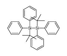tert-butyl-[tert-butyl(diphenyl)silyl]-diphenylsilane Structure