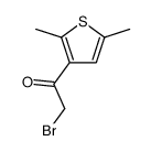 2-bromo-1-(2,5-dimethylthiophen-3-yl)ethanone结构式
