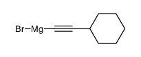(cyclohexylethynyl)magnesium bromide Structure