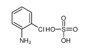 2-chloroaniline,sulfuric acid Structure