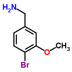 (4-Bromo-3-methoxyphenyl)methanamine Structure