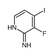 3-氟-4-碘吡啶-2-胺结构式