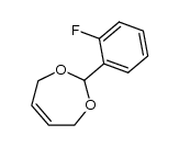 2-(2-fluorophenyl)-1,3-dioxepin-5-ene结构式