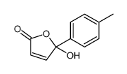 5-hydroxy-5-(4-methylphenyl)furan-2-one结构式