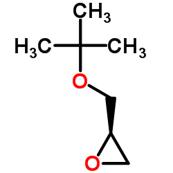 (2R)-2-{[(2-Methyl-2-propanyl)oxy]methyl}oxirane结构式