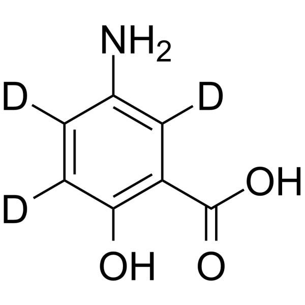 美沙拉嗪 d3结构式
