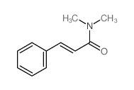 (E)-N,N-dimethyl-3-phenyl-prop-2-enamide结构式