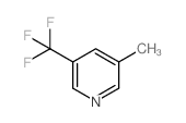 3-甲基-5-(三氟甲基)吡啶结构式