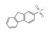 9H-fluorene-2-sulfonyl chloride structure