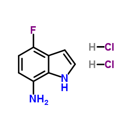 4-Fluoro-1H-indol-7-amine dihydrochloride Structure