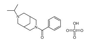 perchloric acid,phenyl-(7-propan-2-yl-3,7-diazabicyclo[3.3.1]nonan-3-yl)methanone Structure