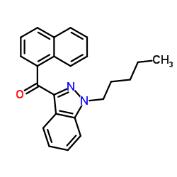1-萘基(1-戊基-1H-吲唑-3-基)甲酮图片