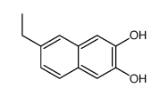 6-ethylnaphthalene-2,3-diol Structure