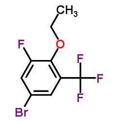 5-Bromo-2-ethoxy-1-fluoro-3-(trifluoromethyl)benzene Structure