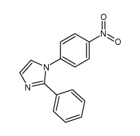 1-(4-nitrophenyl)-2-phenyl-1H-imidazole结构式