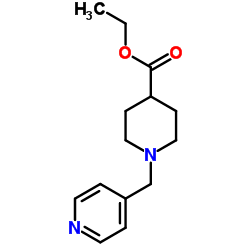 4-PIPERIDINECARBOXYLICACID, 1-(4-PYRIDINYLMETHYL)-, ETHYL ESTER Structure