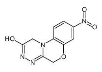 8-nitro-3,5-dihydro-1H-[1,2,4]triazino[3,4-c][1,4]benzoxazin-2-one Structure