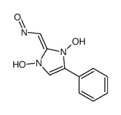 1,3-dihydroxy-2-(nitrosomethylidene)-4-phenylimidazole结构式