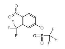 [4-nitro-3-(trifluoromethyl)phenyl] trifluoromethanesulfonate Structure