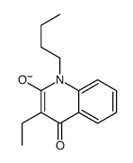 1-butyl-3-ethyl-4-oxoquinolin-2-olate Structure