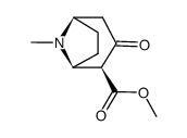 (1S)-2-carbomethoxy-3-tropinone Structure