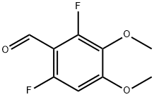 2,6-Difluoro-3,4-dimethoxy-cyclohexa-1,3-dienecarbaldehyde Structure