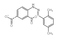2,5-DIMETHYLBENZALDEHYDE-DNPH Structure