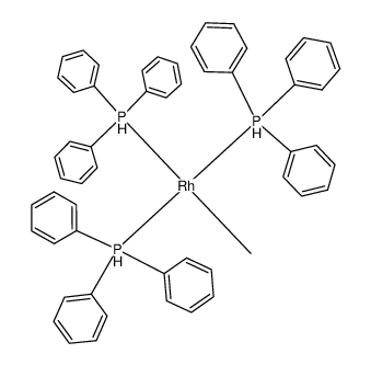 [(triphenylphosphine)3Rh(CH3)] Structure