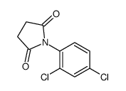 1-(2,4-dichlorophenyl)pyrrolidine-2,5-dione Structure