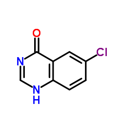 6-氯-4(3H)-喹唑啉酮结构式