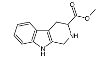 2,3,4,9-TETRAHYDRO-1H-B-CARBOLINE-3-CARBOXYLICACIDMETHYLESTER Structure