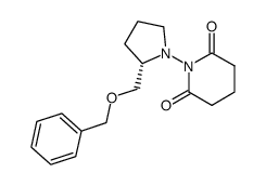 (S)-2-((Benzyloxy)methyl)-N-glutarimidopyrrolidine结构式