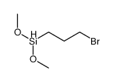 3-bromopropyl(dimethoxy)silane Structure