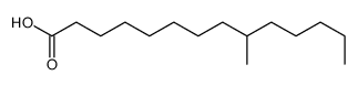 9-methyltetradecanoic acid Structure