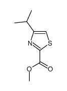 4-(1-甲基乙基)-2-噻唑羧酸甲酯结构式