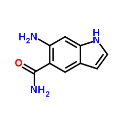 6-Amino-1H-indole-5-carboxamide Structure