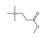 3-(Trimethylsilyl)propanoic acid methyl ester结构式