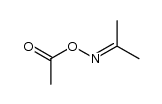 propan-2-one O-acetyl oxime Structure