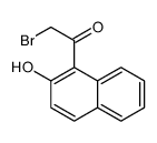 2-bromo-1-(2-hydroxynaphthalen-1-yl)ethanone Structure