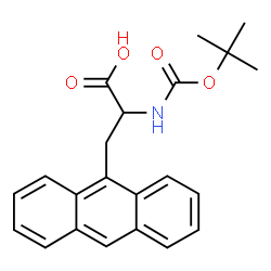 BOC-BETA-(9-ANTHRYL)-ALA-OH结构式
