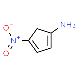 1,3-Cyclopentadien-1-amine,4-nitro-(9CI) structure