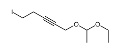 1-(1-ethoxyethoxy)-5-iodopent-2-yne结构式