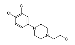 1-(2-chloroethyl)-4-(3,4-dichlorophenyl)piperazine Structure