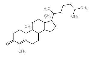 4,10,13-trimethyl-17-(6-methylheptan-2-yl)-1,2,6,7,8,9,11,12,14,15,16,17-dodecahydrocyclopenta[a]phenanthren-3-one Structure