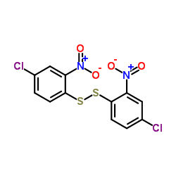 bis(4-chloro-2-nitrophenyl) disulfide Structure