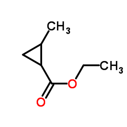 2-甲基环丙烷-1-羧酸乙酯结构式