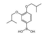 3,4-双(2-甲基丙氧基)苯硼酸结构式